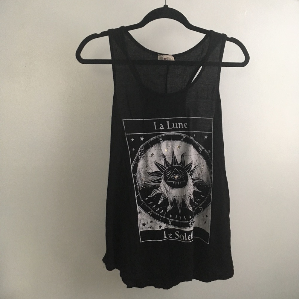 Tarot card tank top